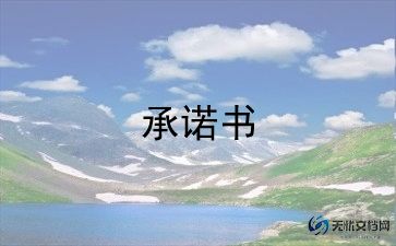 2024个人承诺书参考7篇