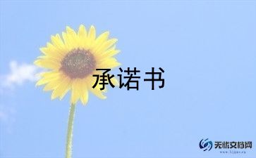 学生安全承诺书模板5篇