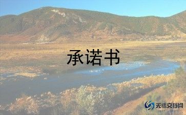 企业承诺书7篇