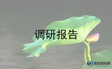 业务调研报告7篇