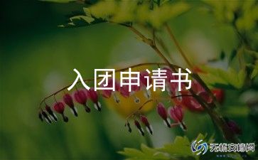 2024入团志愿书800字7篇