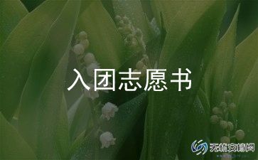 2024初中生入团申请书800字6篇