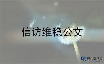 信访的工作总结模板8篇