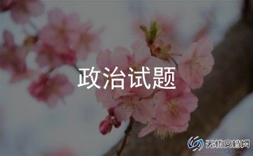 政治老师个人总结参考6篇