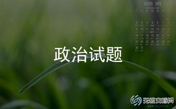 政治老师的个人总结范文5篇