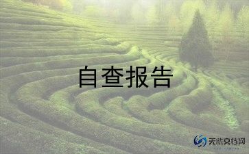 水污染防治自查报告6篇